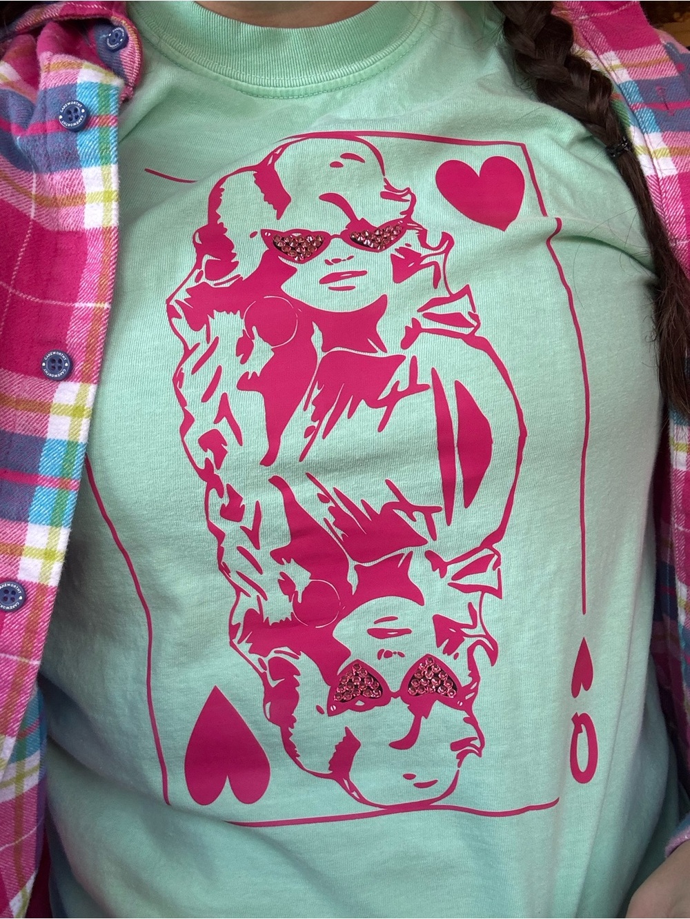 Dolly Parton DIY Rhinestones Comfort Colors Tee